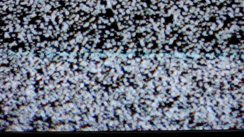 TV White Noise Stock Footage 119890870