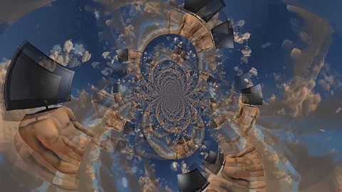 TV zombie Stock Footage 127257002