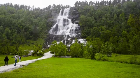 Tvindefossen Stock Footage 76644663