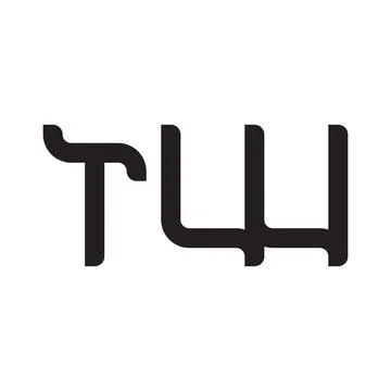 Tw initial letter vector logo icon Stock Illustration
