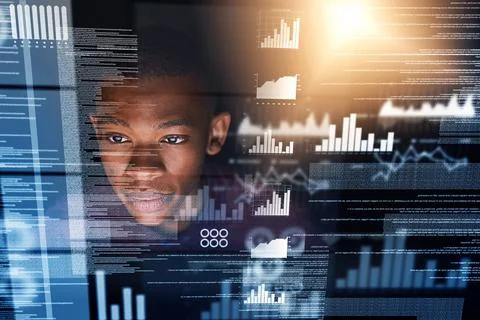 Tweaking the source code. Cropped shot of a young computer programmer working Stock Photos