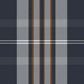 Tweed check pattern vector, service plaid seamless fabric. Sketching textur.. Stock Illustration