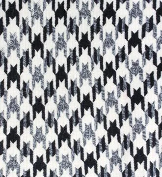 Tweed fabric houndstooth texture Fotos Stock