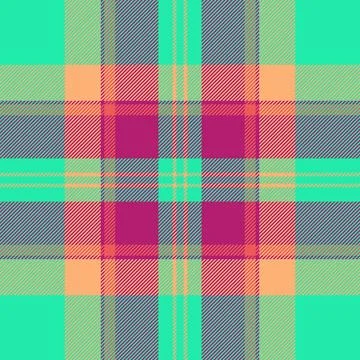 Tweed plaid vector pattern, copy space tartan seamless fabric. Royalty text.. Stock Illustration