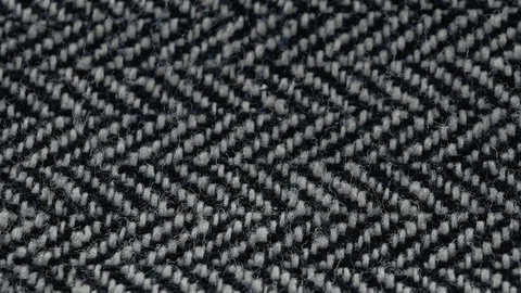 Tweed textile background with herringbone pattern from a vintage cover Stock Footage 100195336