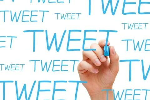 Tweet concept Stock Photos