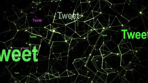 Tweet text against abstract  background Stock Illustration
