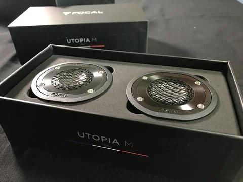 Tweeter speaker utopia m line from brand FOCAL Stock Photos