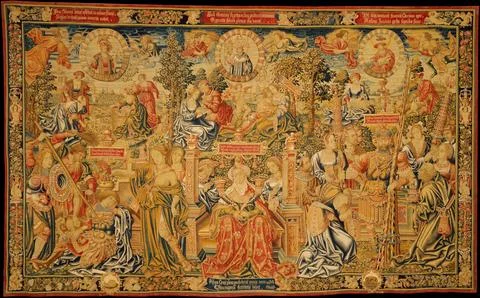 The Twelve Ages of a Man: The Second Three Ages (18-36), or Summer ca. 1515.. Stock Photos