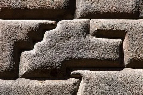 Twelve angles stone, Cusco or Cuzco city, Peru Foto stock