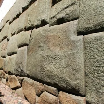 Twelve angles stone, Cusco or Cuzco city, Peru Fotos de archivo