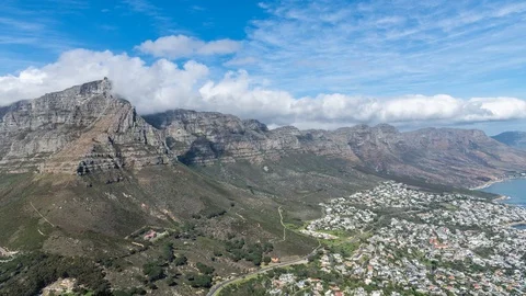 Twelve Apostles In Cape Town Stock Footage 101320336