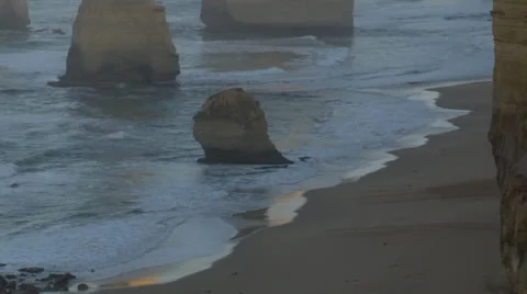 Twelve Apostles at dawn Stock Footage 26014861
