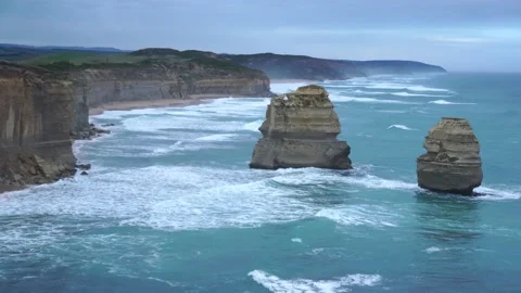 Twelve Apostles Dusk 2 Stock Footage 167747954