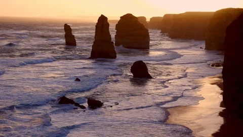 The Twelve Apostles Stock Footage 93027147