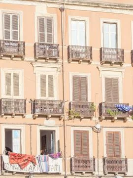 Twelve  Windows on the sunset Stock Photos