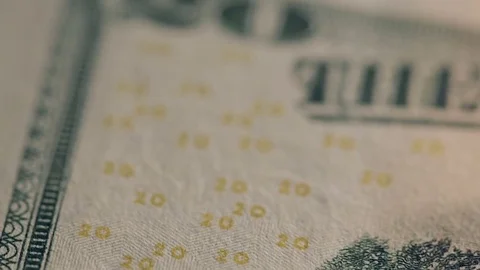 A Twenty-dollar Bill Video stock 84660725