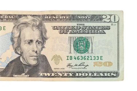 Twenty dollars banknote Stock Photos