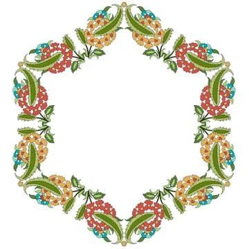 Twenty five series designed from the ottoman pattern Stock Illustration