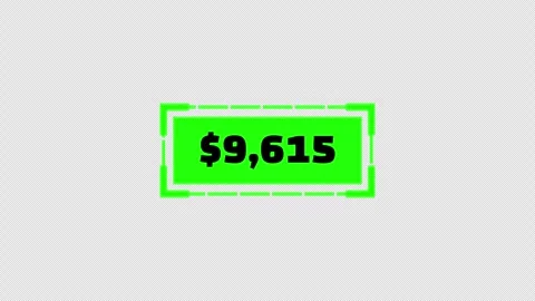 Twenty thousand dollar on  black Stock Footage 339255964