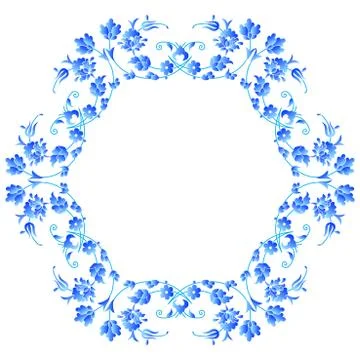 Twenty two series designed from the ottoman pattern Stock Illustration
