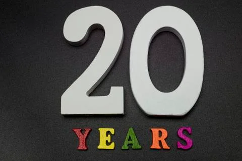 Twenty years. Stock Photos