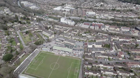 The Twerton district of Bath, UK. Stock Footage 304703219