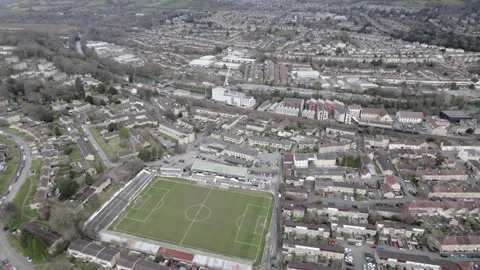 The Twerton district of Bath, UK. Stock Footage 304703235
