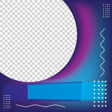 Twibbon awesome  gradient texture modern Illustrazione stock