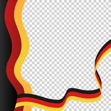 Twibbon background 2025 german unity day template vector Stock Illustration