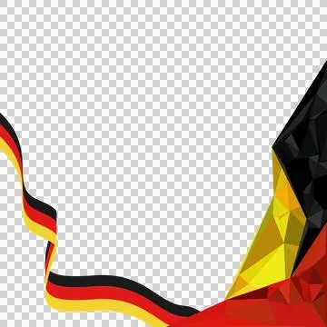 Twibbon banner 2025 german unity day template concept Stock Illustration