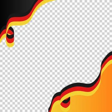 Twibbon poster 2025 german unity day template vector Stock Illustration