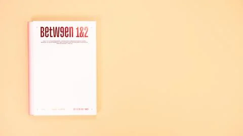 Twice Between 1 and 2 mini Album Box set on yellow. Music CD. South Korean gi Stock Photos