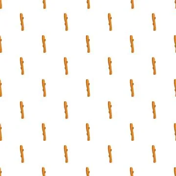 Twig seamless pattern on white background イラスト素材