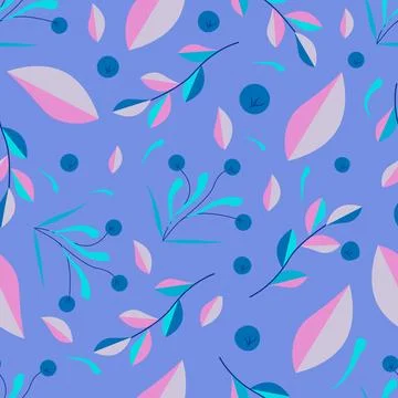 Twigs pattern Stock Illustration