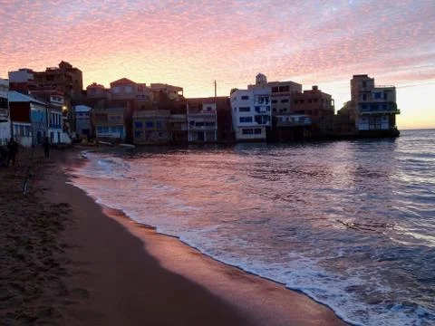 Twilight after sunset 库存照片