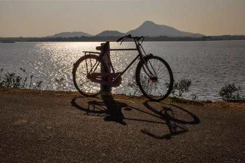 Twilight and cycle Stock Photos