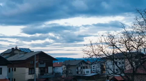 Twilight at Bansco Video stock 49073383