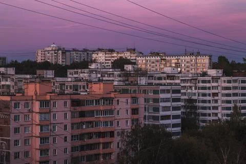 Twilight Cityscape Stock Photos