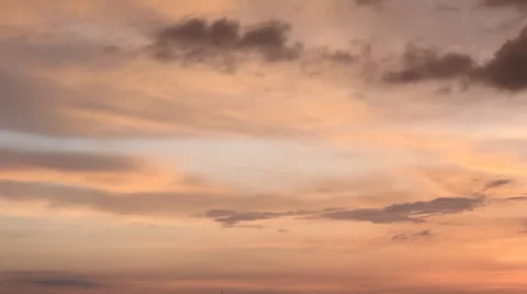 Twilight clouds colours Stockbeeldmateriaal 45642893