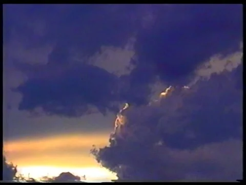 Twilight Clouds Stock Footage 343637185