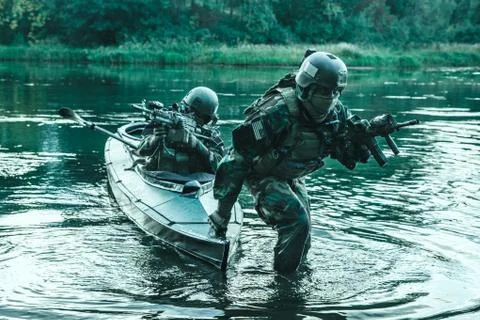 Twilight covert operation Stock Photos