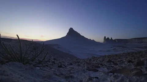 Twilight desert night time laps Stock Footage 151483803