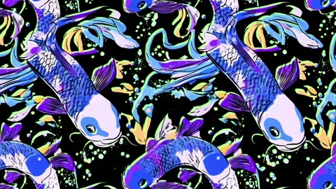 Twilight Fish Trail – Diagonal Motion Stock-Footage 306520316