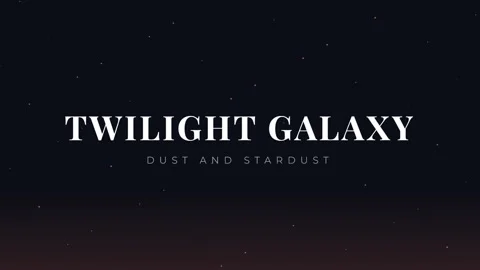 Twilight Galaxy starry night background cinematic motion graphics video loop Stockbeeldmateriaal 337656896