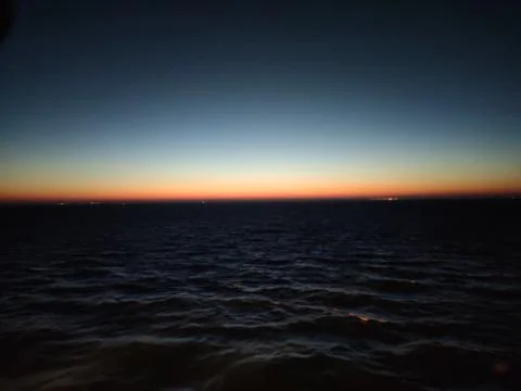 Twilight at horizon. Stock Photos