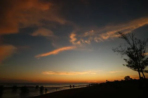 Twilight horizon Stock Photos