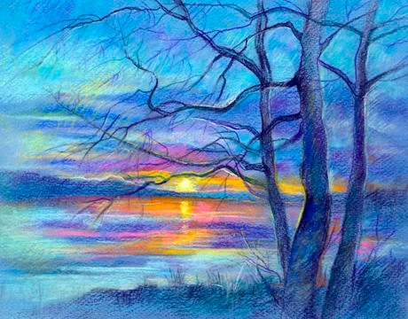 Twilight Illustrazione stock