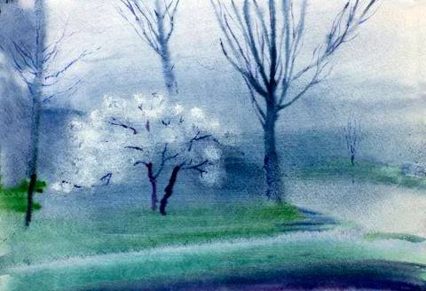 Twilight Stock Illustration