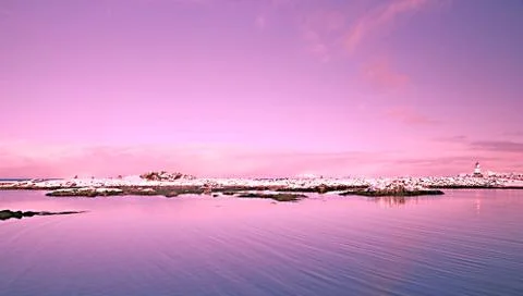 Twilight-lofoten Stock Photos